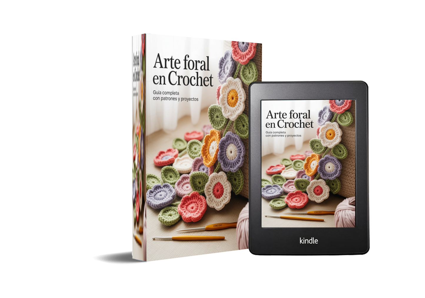 Arte floral en crochet